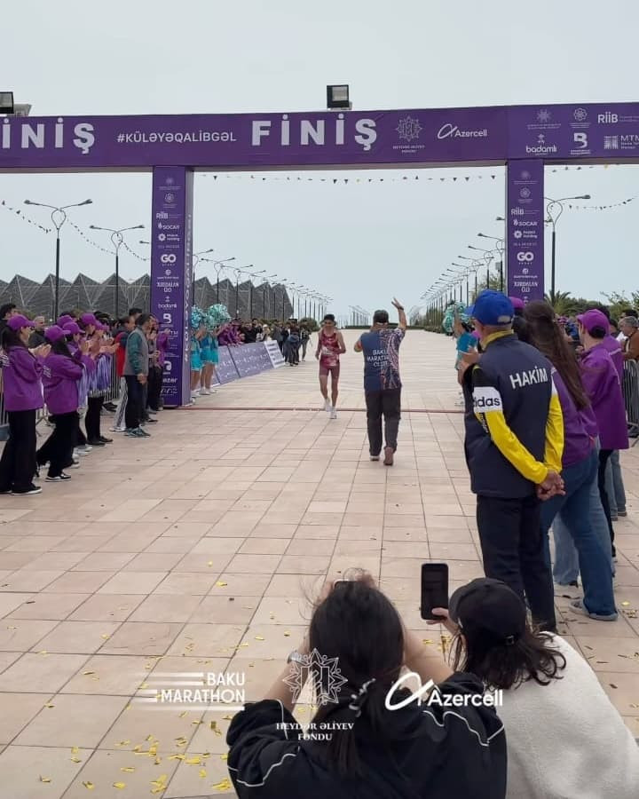 Əmrah Nağıyev Bakı Marafonunda 6-cı oldu, rekordunu yenilədi<font color=red> - FOTOLAR</font>