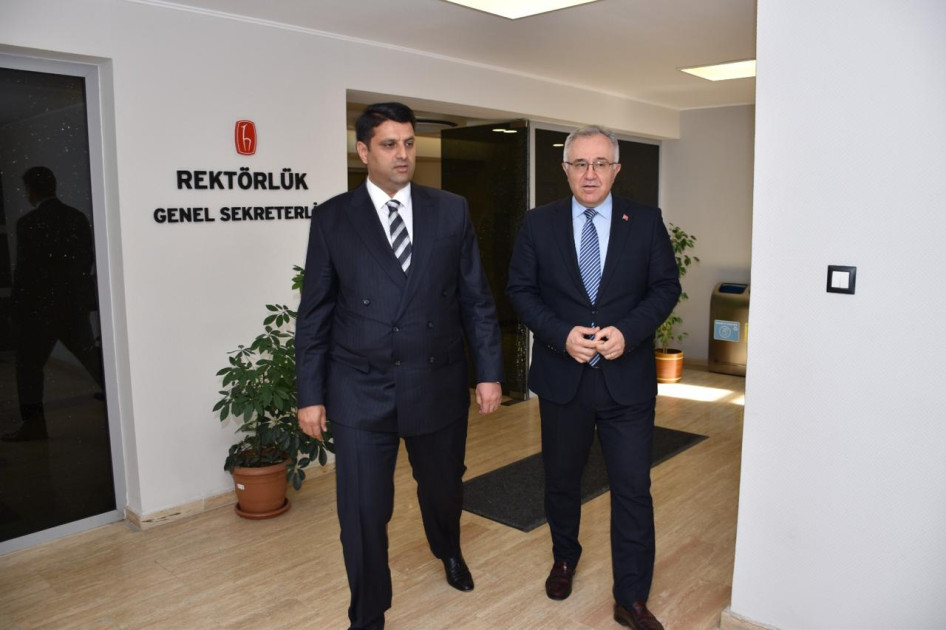 Naxçıvan Dövlət Universiteti ilə Hacettepe Universiteti arasında əməkdaşlığa dair razılaşma əldə olunub<font color=red> - FOTOLAR</font>