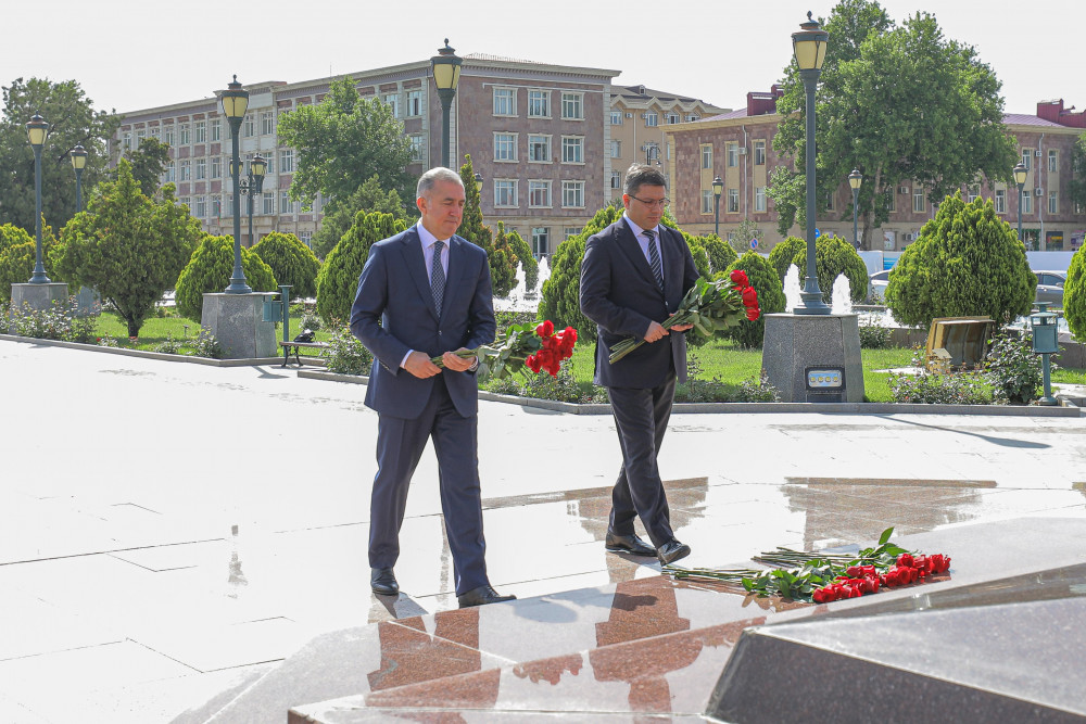 Azərbaycan Respublikası iqtisadiyyat nazirinin müavini Naxçıvana səfər edib<font color=red> - FOTOLAR</font>