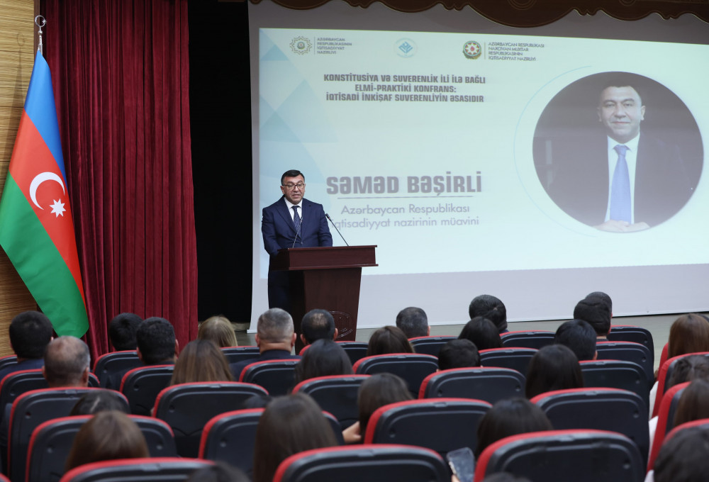 Naxçıvanda “İqtisadi inkişaf suverenliyin əsasıdır” mövzusunda elmi-praktik konfrans keçirilib <font color=red> - FOTOLAR</font>