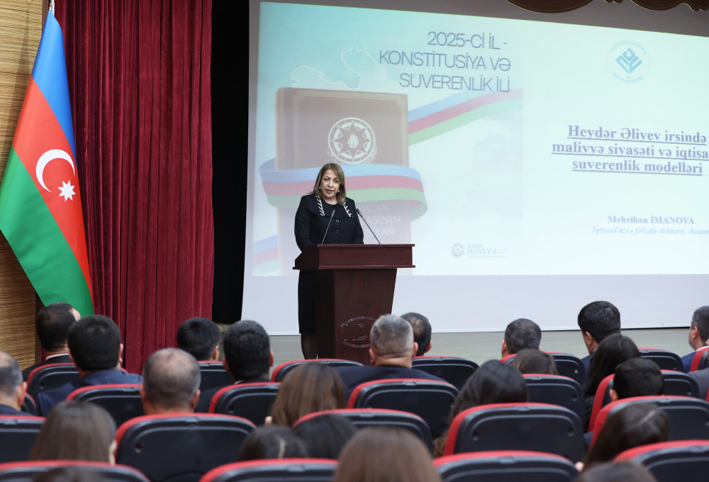 Naxçıvanda “İqtisadi inkişaf suverenliyin əsasıdır” mövzusunda elmi-praktik konfrans keçirilib <font color=red> - FOTOLAR</font>