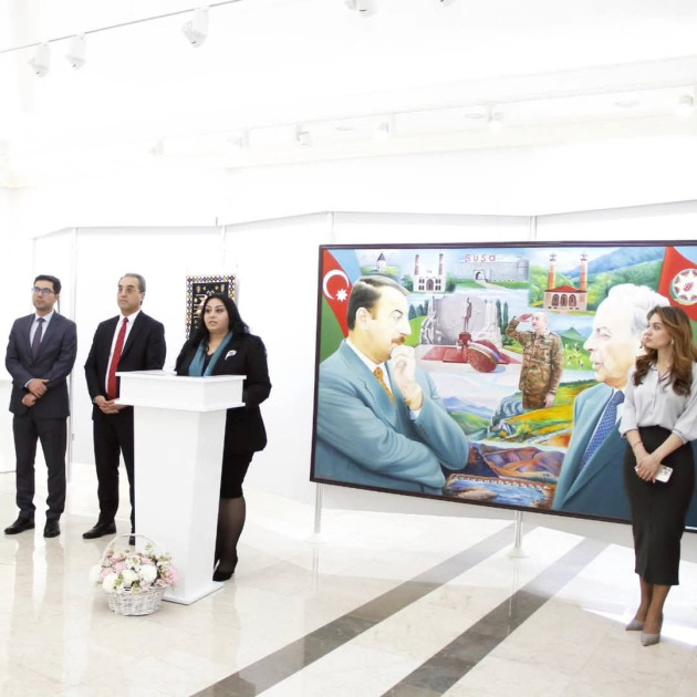 Naxçıvanda “Əbədiyaşar Lider” adlı sərgi açılıb<font color=red> - FOTOLAR</font>