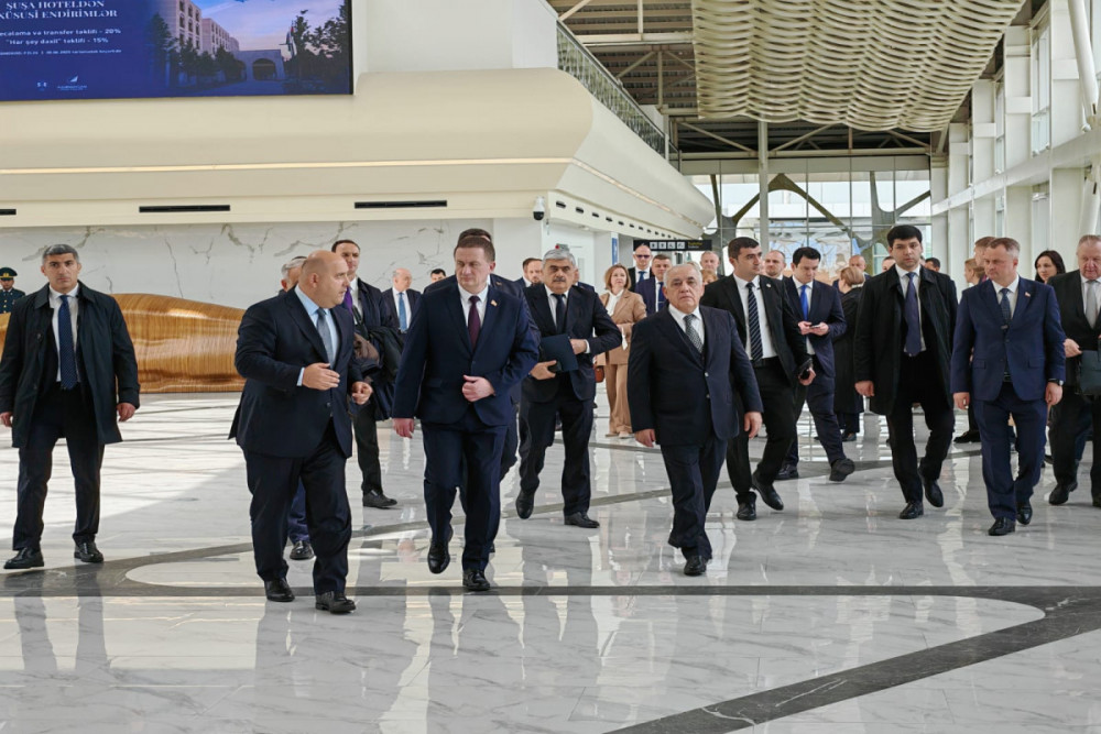 Belarusun Baş naziri Füzulidə aparılan quruculuq işləri ilə tanış olub<font color=red> - FOTOLAR</font>