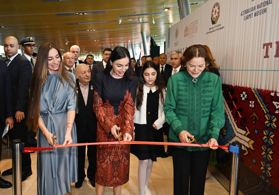 Azərbaycan Milli Xalça Muzeyində “Rabat xalça sənəti” immersiv sərgisi açılıb<font color=red> - FOTOLAR</font>