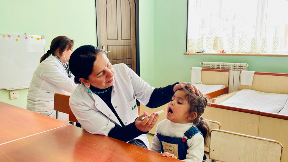 Naxçıvanda bağçalarda D vitamininin paylanması aksiyası uğurla yekunlaşdı<font color=red> - FOTOLAR</font>