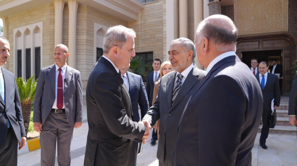 Ceyhun Bayramov Bağdadda İraq Nümayəndələr Şurasının sədri ilə görüşüb<font color=red> - FOTOLAR</font>