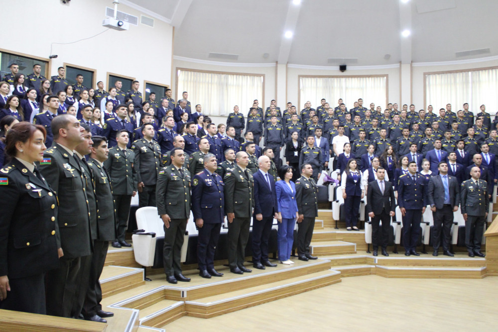 Naxçıvan Hərbi Kollecində Heydər Əliyevin anadan olmasının 102-ci ildönümünə həsr olunmuş tədbir keçirilib <font color=red> - FOTOLAR</font>
