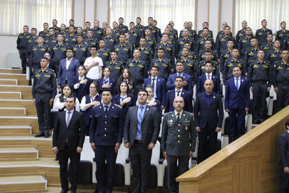 Naxçıvan Hərbi Kollecində Heydər Əliyevin anadan olmasının 102-ci ildönümünə həsr olunmuş tədbir keçirilib <font color=red> - FOTOLAR</font>