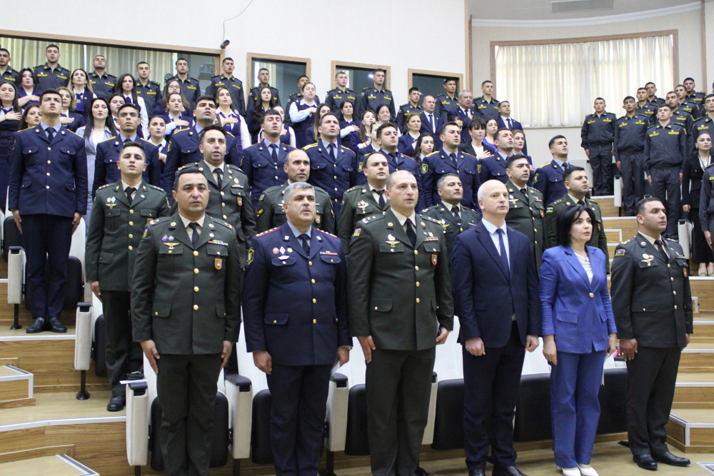 Naxçıvan Hərbi Kollecində Heydər Əliyevin anadan olmasının 102-ci ildönümünə həsr olunmuş tədbir keçirilib <font color=red> - FOTOLAR</font>
