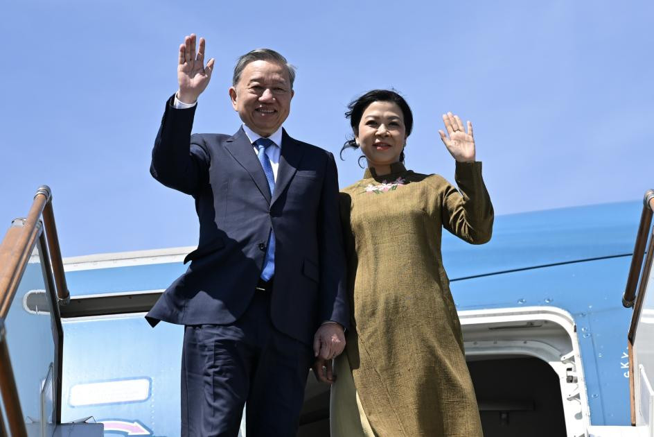 Vyetnam Kommunist Partiyası Mərkəzi Komitəsinin Baş katibinin Azərbaycana səfəri başa çatıb<font color=red> - FOTOLAR</font>