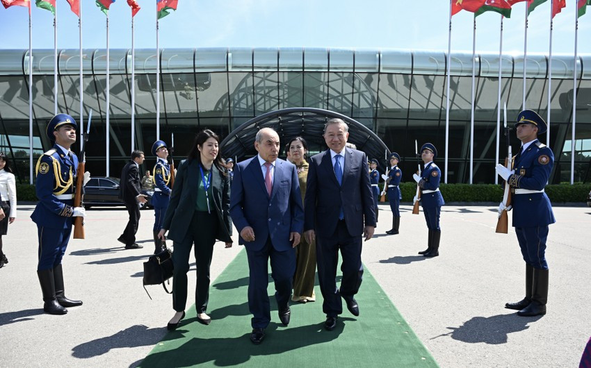 Vyetnam Kommunist Partiyası Mərkəzi Komitəsinin Baş katibinin Azərbaycana səfəri başa çatıb<font color=red> - FOTOLAR</font>