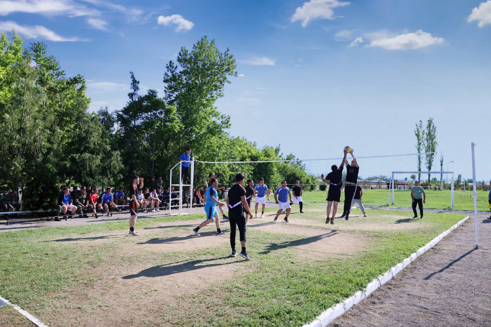 Voleybol yarışının qalibi Xüsusi Riskli Xilasetmə Xidmətinin komandası olub<font color=red> - FOTOLAR</font>