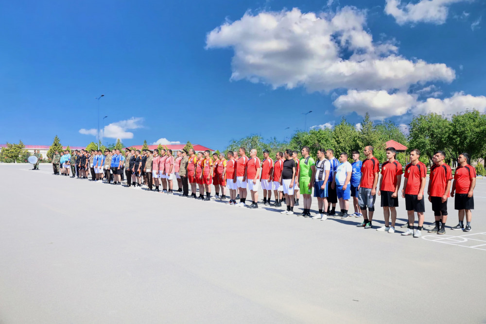 Voleybol yarışının qalibi Xüsusi Riskli Xilasetmə Xidmətinin komandası olub<font color=red> - FOTOLAR</font>