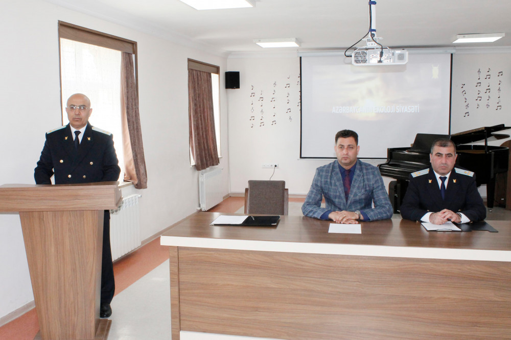 Naxçıvan Musiqi Kollecində “Heydər Əliyev və ekoloji siyasət” mövzusunda tədbir keçirilib <font color=red> - FOTOLAR</font>