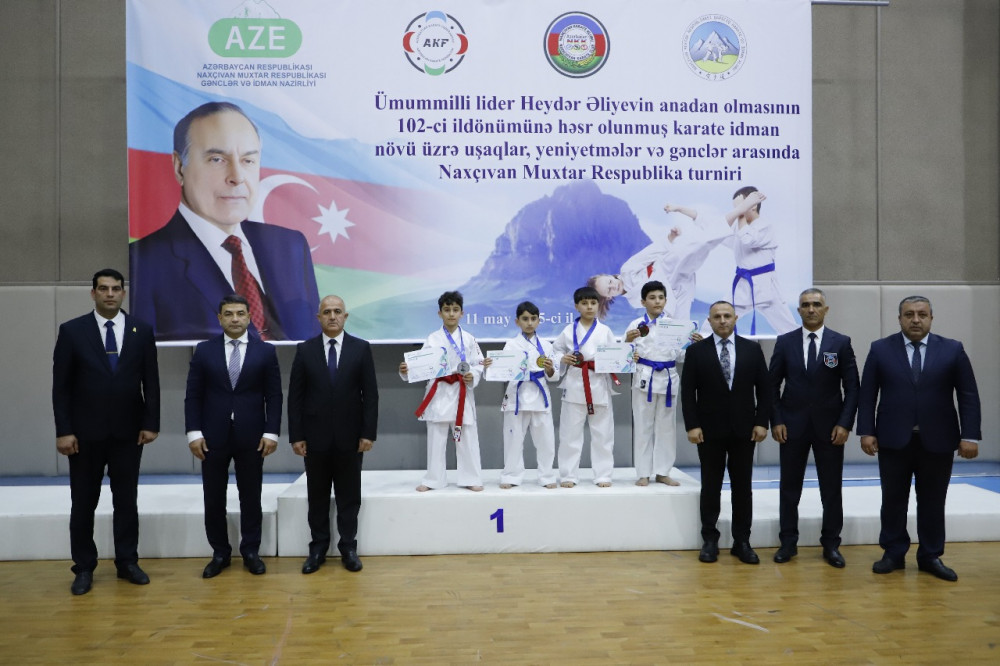 Naxçıvanda ümummilli lider Heydər Əliyevin xatirəsinə həsr olunmuş karate turniri keçirilib<font color=red> - FOTOLAR</font>