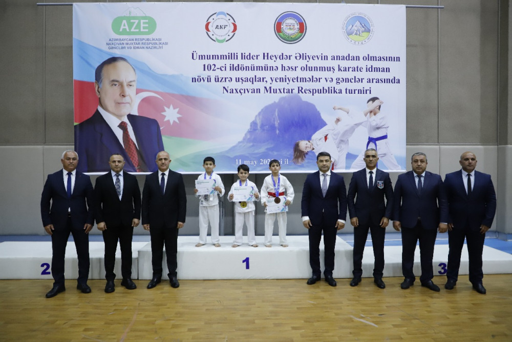 Naxçıvanda ümummilli lider Heydər Əliyevin xatirəsinə həsr olunmuş karate turniri keçirilib<font color=red> - FOTOLAR</font>