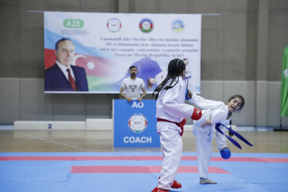 Naxçıvanda ümummilli lider Heydər Əliyevin xatirəsinə həsr olunmuş karate turniri keçirilib<font color=red> - FOTOLAR</font>
