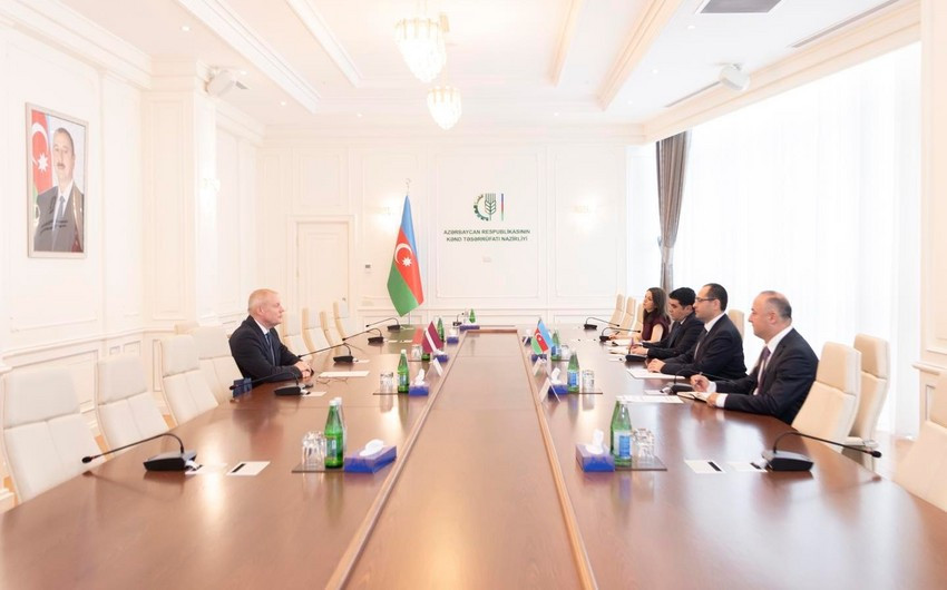Azərbaycanla Latviya arasında kənd təsərrüfatı üzrə İşçi Qrupu yaradılacaq<font color=red> - FOTOLAR</font>