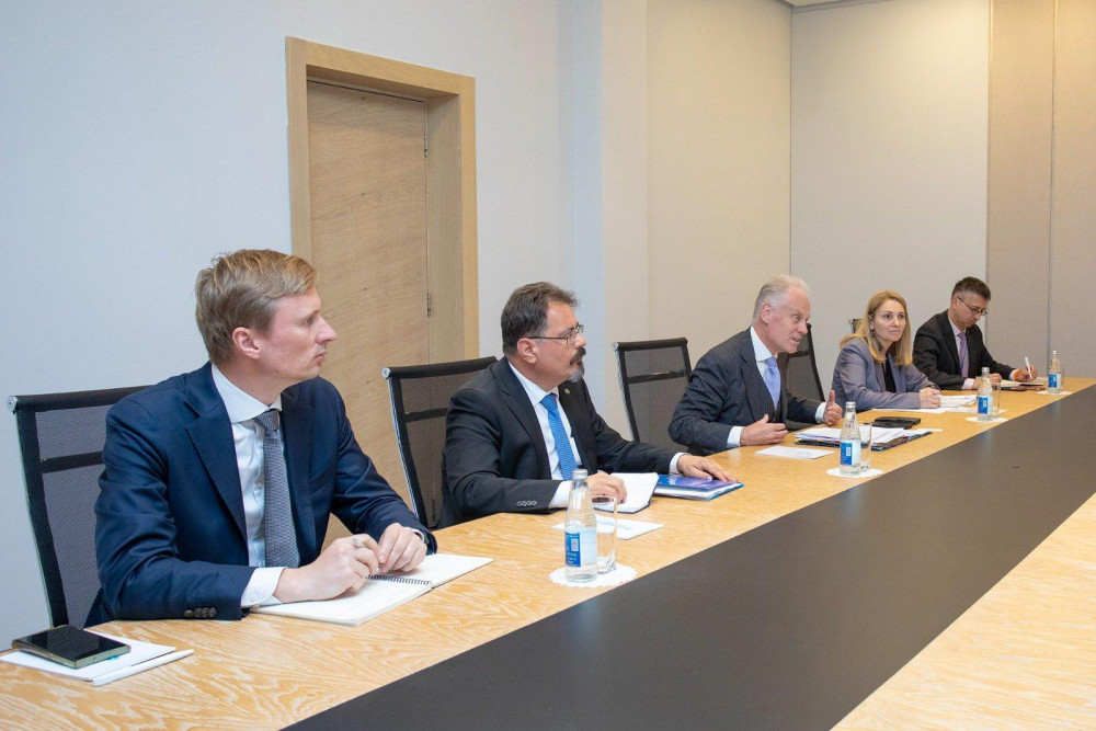 Azərbaycandan Avropaya “yaşıl enerji” və hidrogen tədarükü ilə bağlı müzakirələr aparılıb<font color=red> - FOTOLAR</font>