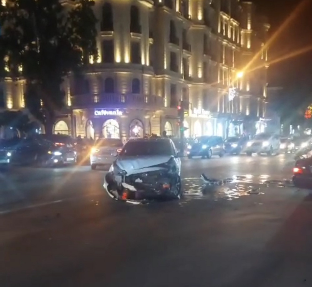 Naxçıvanda yol-nəqliyyat hadisəsi nəticəsində dörd nəfər xəsarət alıb <font color=red> - FOTOLAR</font>