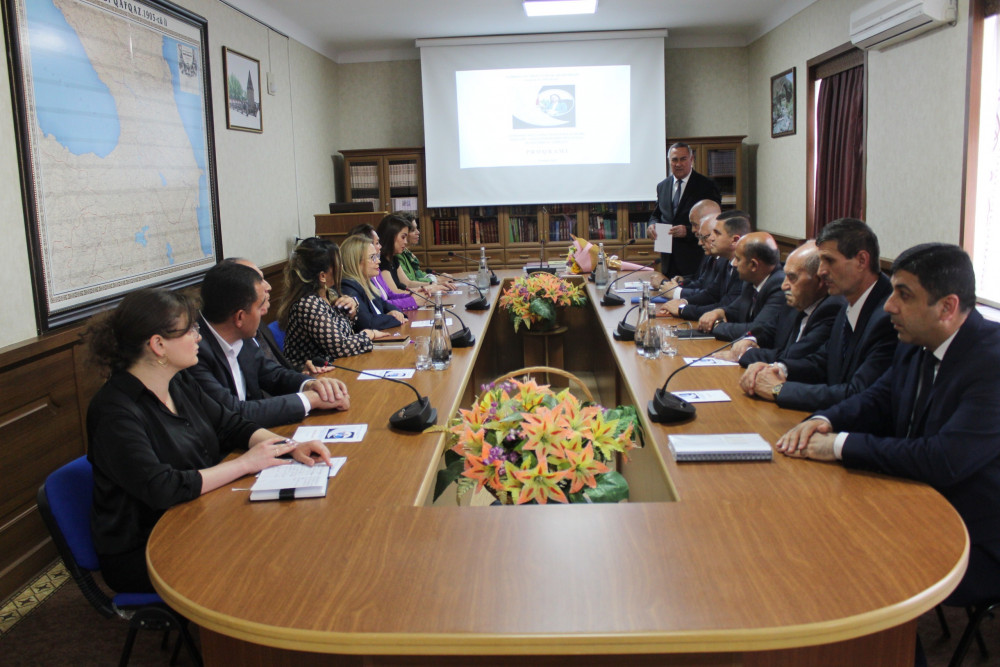 Tanınmış dilçi alim, professor Mahirə Hüseynova AMEA Naxçıvan Bölməsinin qonağı olub<font color=red> - FOTOLAR</font>