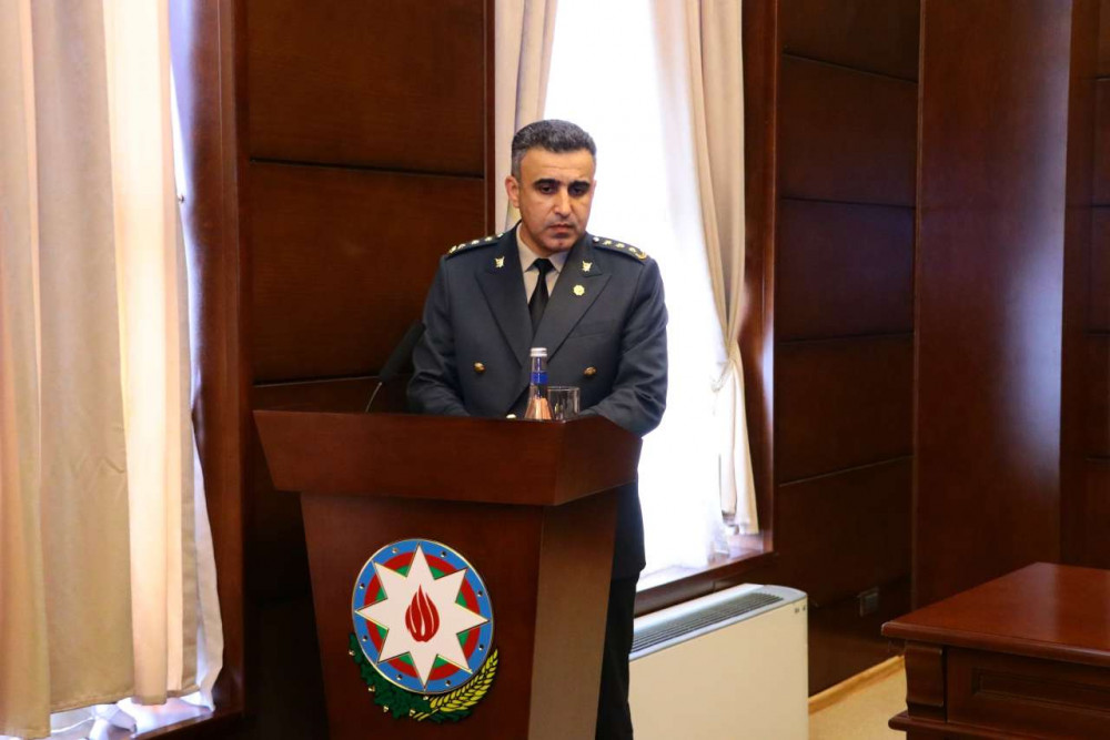 Baş prokuror Kamran Əliyev Bəhruz Əhmədovu Hərbi Prokurorluğun kollektivinə təqdim edib<font color=red> - FOTOLAR</font>