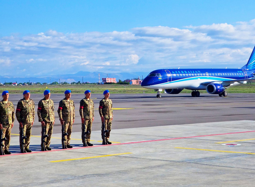 Şəhid Muxtar Bayram oğlu Məmmədovun nəşi Naxçıvana gətirilib<font color=red> - FOTOLAR</font>