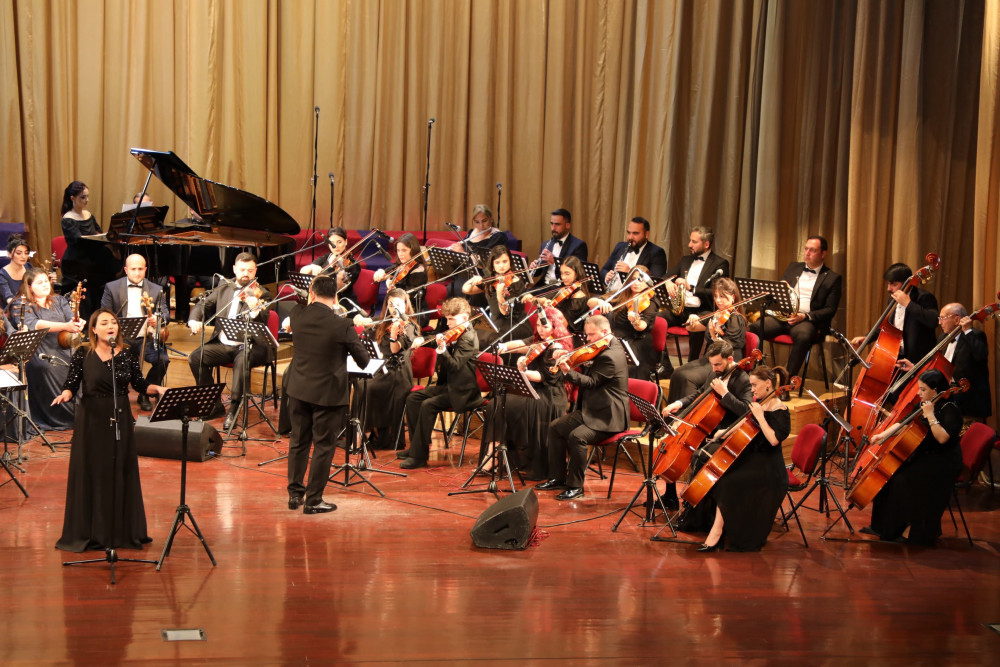 Naxçıvanda incəsənət xadimlərinin yaradıcılıq gecəsi keçirilib<font color=red> - FOTOLAR</font>