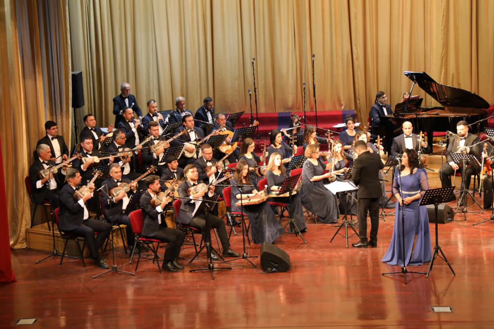 Naxçıvanda incəsənət xadimlərinin yaradıcılıq gecəsi keçirilib<font color=red> - FOTOLAR</font>