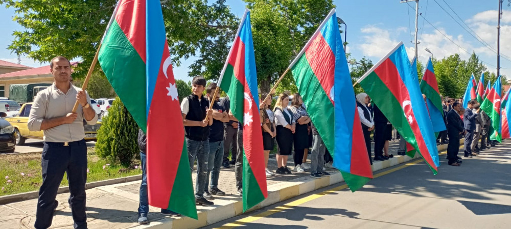 Birinci Qarabağ müharibəsinin şəhidi Şərur şəhərində dəfn olunub<font color=red> - FOTOLAR</font>