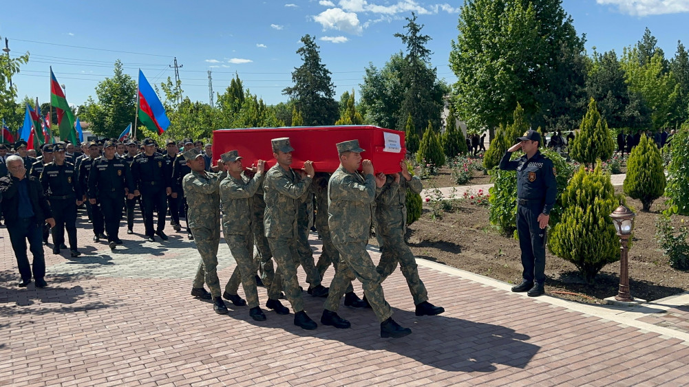 Birinci Qarabağ müharibəsinin şəhidi Şərur şəhərində dəfn olunub<font color=red> - FOTOLAR</font>