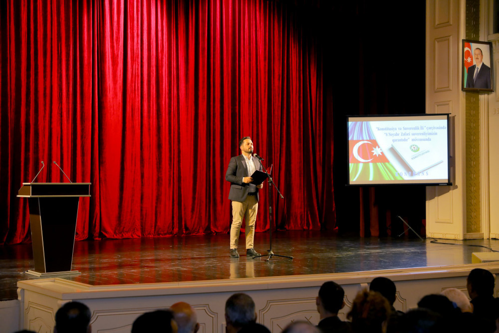 Naxçıvanda “8 Noyabr Zəfəri suverenliyimizin qarantıdır” mövzusunda konfrans keçirilib <font color=red> - FOTOLAR</font>