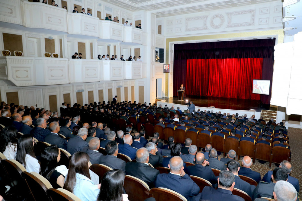 Naxçıvanda “8 Noyabr Zəfəri suverenliyimizin qarantıdır” mövzusunda konfrans keçirilib <font color=red> - FOTOLAR</font>