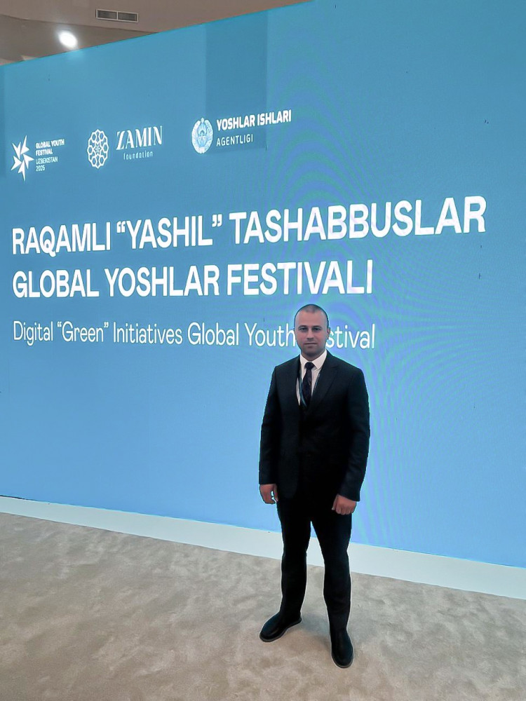 Naxçıvan Muxtar Respublikası Gənclər və İdman Nazirliyinin əməkdaşı Özbəkistanda keçirilən beynəlxalq forumda iştirak edib<font color=red> - FOTOLAR</font>