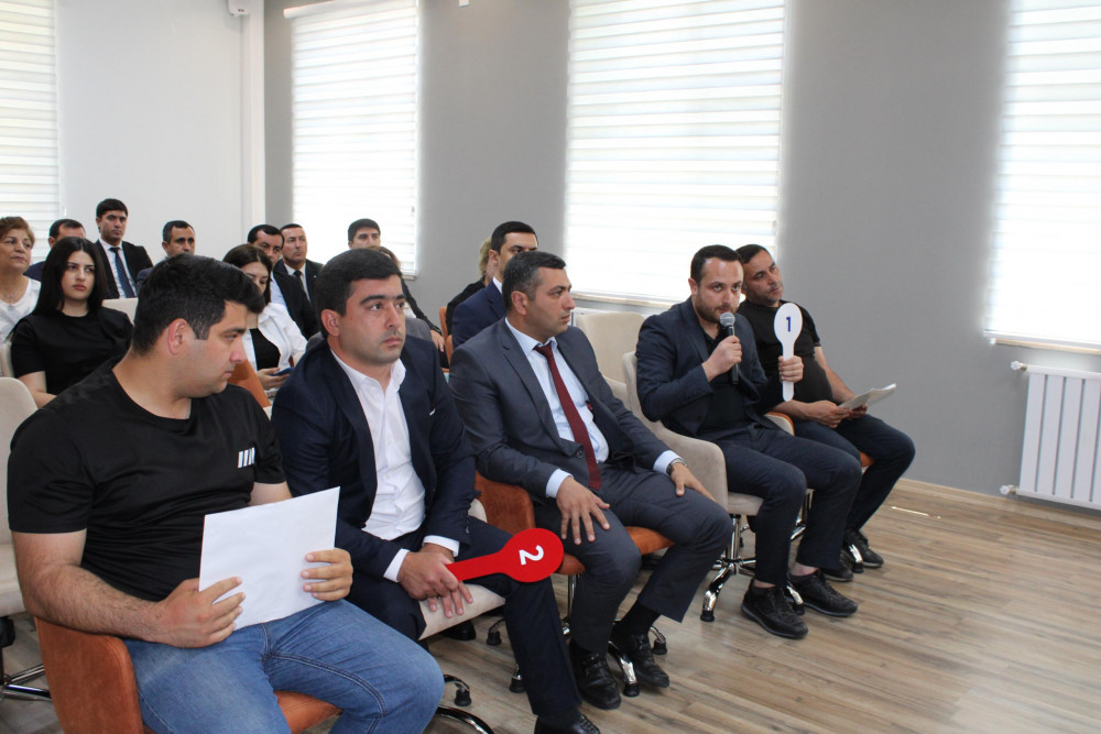 Culfa rayonunda yerləşən “Gülüstan” qum-çınqıl yatağı üzrə hərrac keçirilib<font color=red> - FOTOLAR</font>