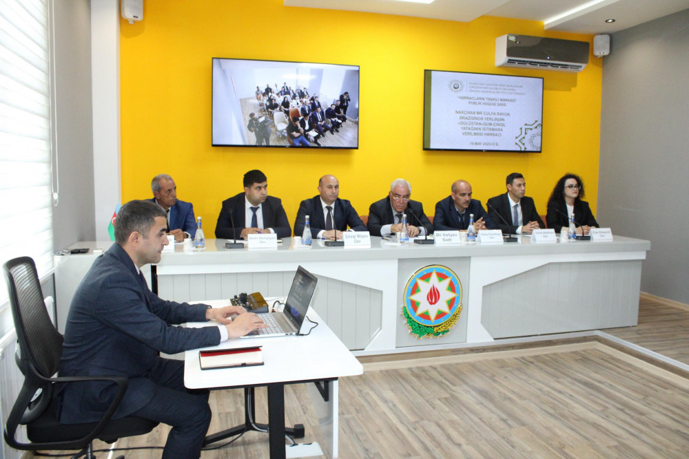 Culfa rayonunda yerləşən “Gülüstan” qum-çınqıl yatağı üzrə hərrac keçirilib<font color=red> - FOTOLAR</font>