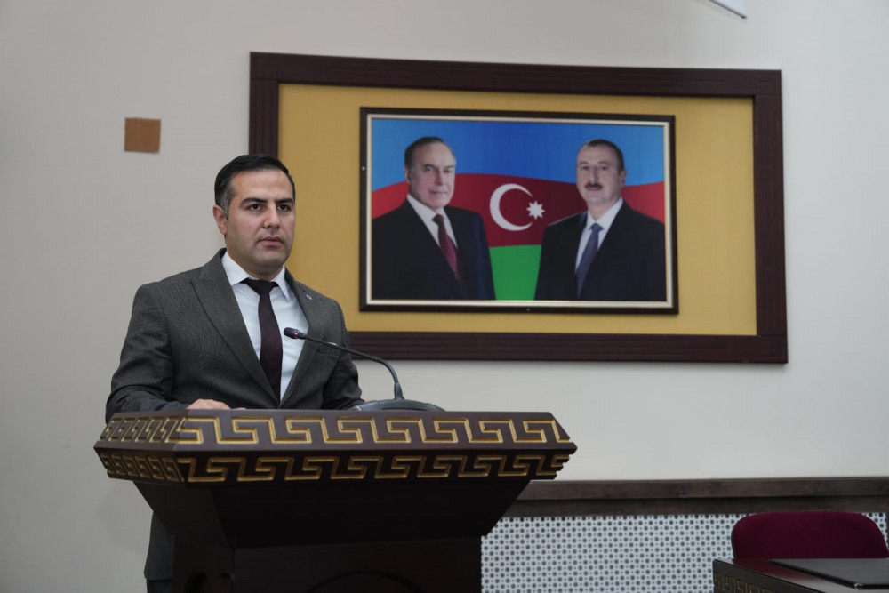 NDU-da “Konstitusiya və Suverenlik İli” çərçivəsində “Ümummilli Lider Heydər Əliyev müstəqil Azərbaycan Konstitusiyasının müəllifidir” mövzusunda tədbir keçirilib<font color=red> - FOTOLAR</font>