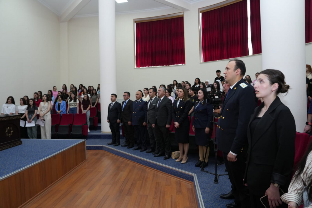 NDU-da “Konstitusiya və Suverenlik İli” çərçivəsində “Ümummilli Lider Heydər Əliyev müstəqil Azərbaycan Konstitusiyasının müəllifidir” mövzusunda tədbir keçirilib<font color=red> - FOTOLAR</font>