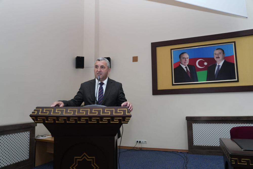 NDU-da “Konstitusiya və Suverenlik İli” çərçivəsində “Ümummilli Lider Heydər Əliyev müstəqil Azərbaycan Konstitusiyasının müəllifidir” mövzusunda tədbir keçirilib<font color=red> - FOTOLAR</font>