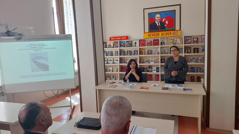 Kitab təqdimatı keçirilib<font color=red> - FOTOLAR</font>