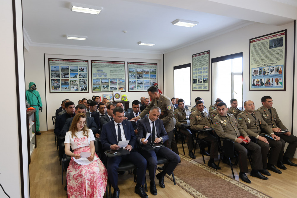 Nаxçıvаn Muxtar Respublikasının Fövqəladə Hallar Nazirliyində seminar-müşavirə keçirilib<font color=red> - FOTOLAR</font>