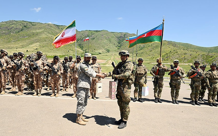 Azərbaycan və İran hərbçilərinin birgə təlimi başa çatıb<font color=red> - FOTOLAR</font>