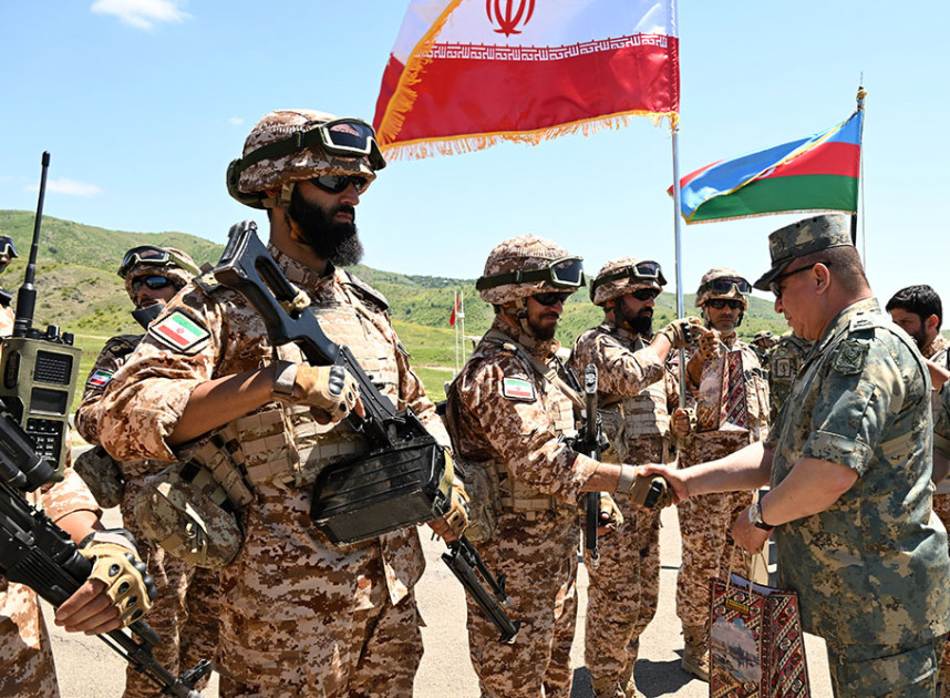 Azərbaycan və İran hərbçilərinin birgə təlimi başa çatıb<font color=red> - FOTOLAR</font>