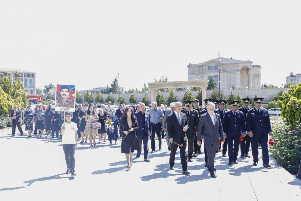 Naxçıvanda Milli Qəhrəman Yusif Mirzəyevin xatirəsi anılıb<font color=red> - FOTOLAR</font>