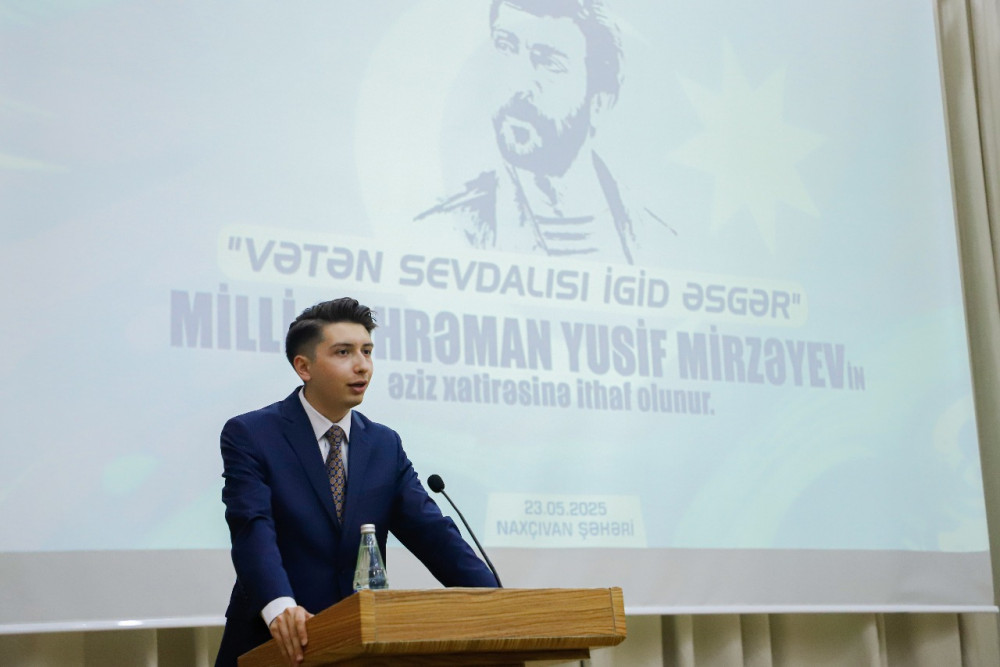 Naxçıvanda Milli Qəhrəman Yusif Mirzəyevin xatirəsi anılıb<font color=red> - FOTOLAR</font>