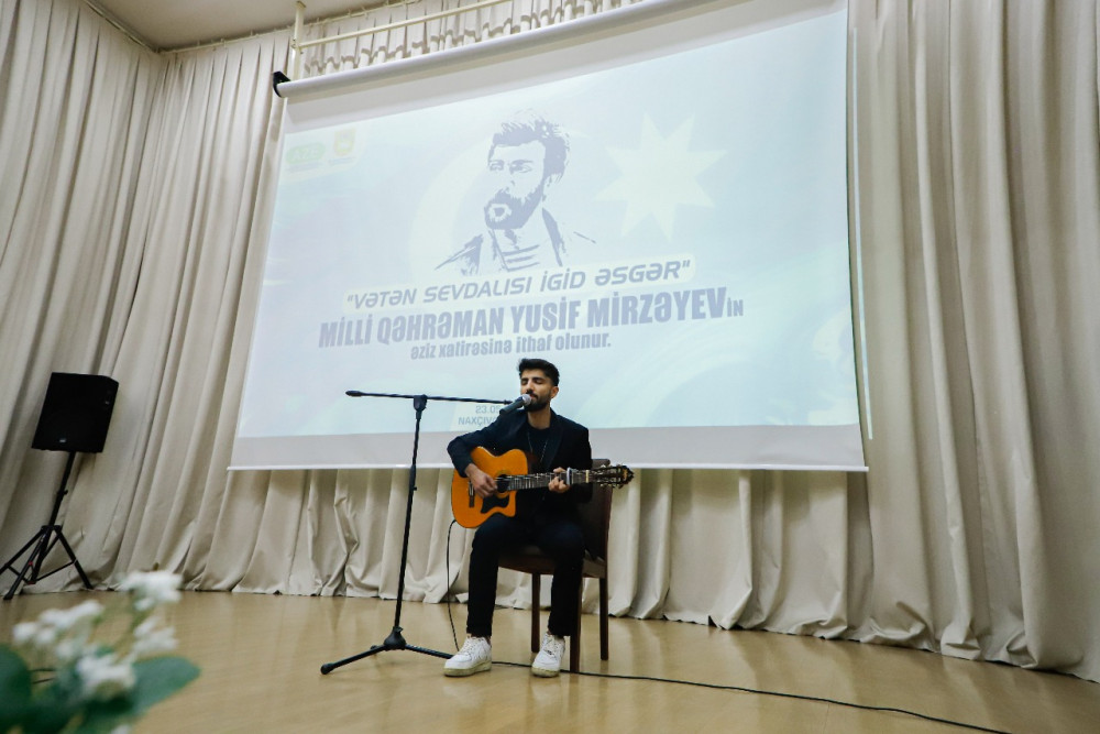 Naxçıvanda Milli Qəhrəman Yusif Mirzəyevin xatirəsi anılıb<font color=red> - FOTOLAR</font>