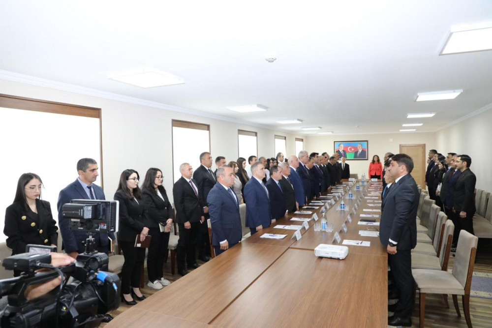 “Heydər Əliyev və Azərbaycan Respublikası Konstitusiyası – suveren dövlətin hüquqi əsası” mövzusunda elmi-nəzəri konfrans keçirilib<font color=red> - FOTOLAR</font>