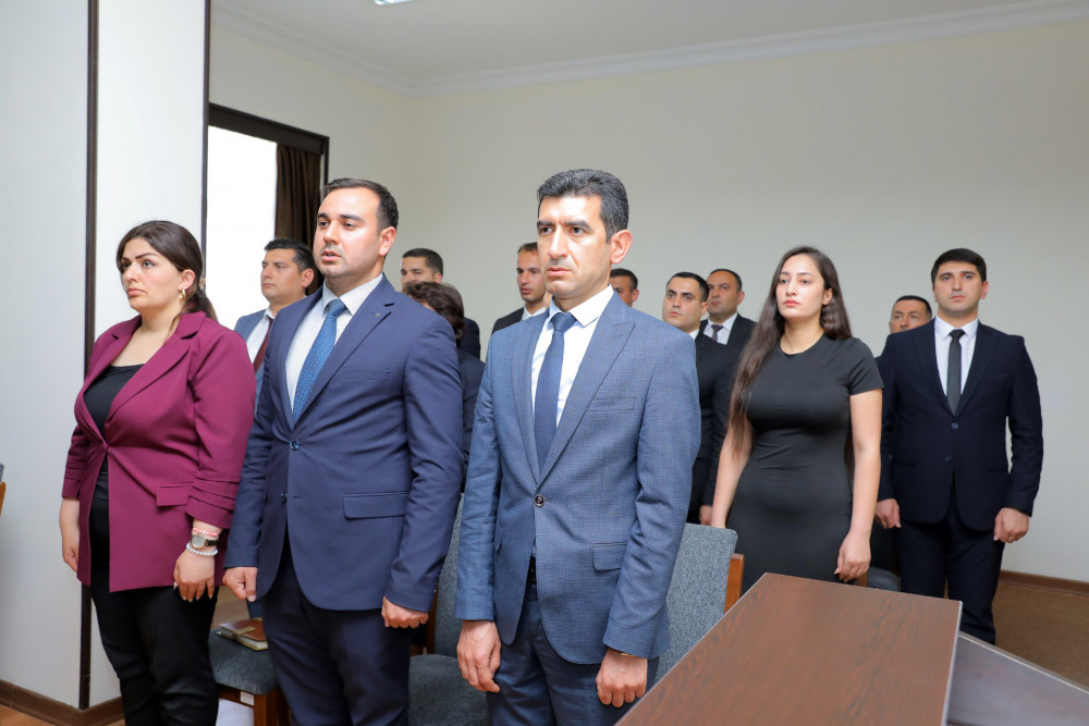 Naxçıvanda Ekologiya və Təbii Sərvətlər Nazirliyi işçilərinin Peşə Bayramının qeyd olunması münasibətilə tədbir keçirilib<font color=red> - FOTOLAR</font>
