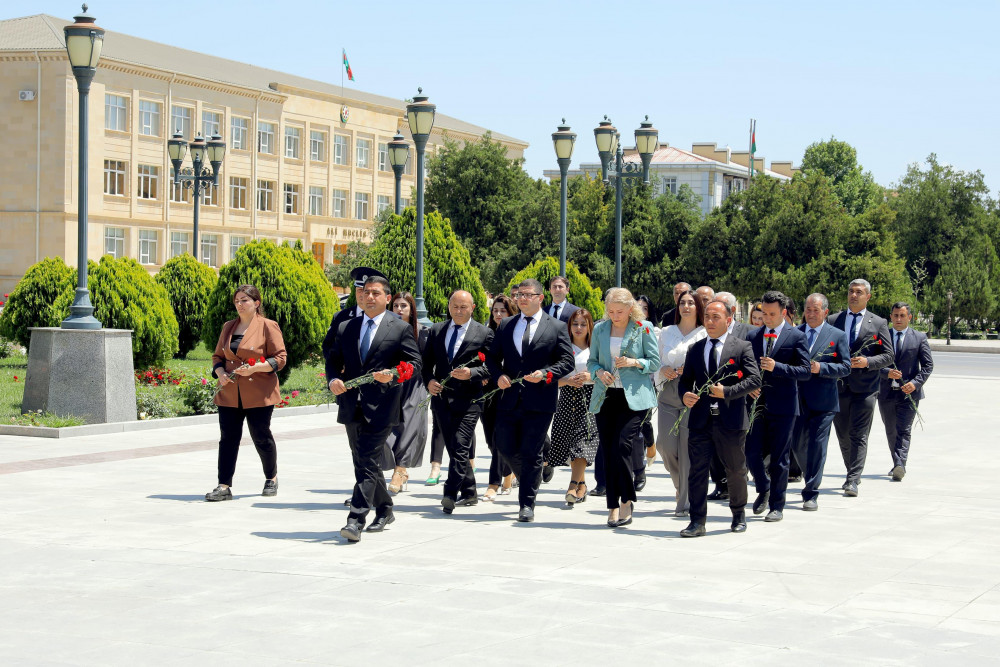 Naxçıvanda Ekologiya və Təbii Sərvətlər Nazirliyi işçilərinin Peşə Bayramının qeyd olunması münasibətilə tədbir keçirilib<font color=red> - FOTOLAR</font>