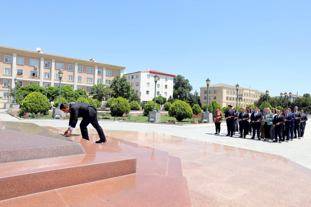 Naxçıvanda Ekologiya və Təbii Sərvətlər Nazirliyi işçilərinin Peşə Bayramının qeyd olunması münasibətilə tədbir keçirilib<font color=red> - FOTOLAR</font>